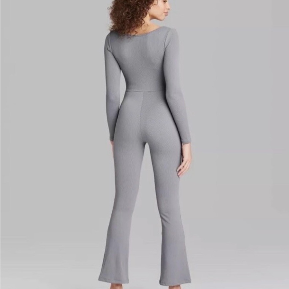 Wild Fable Light Gray Jumpsuit